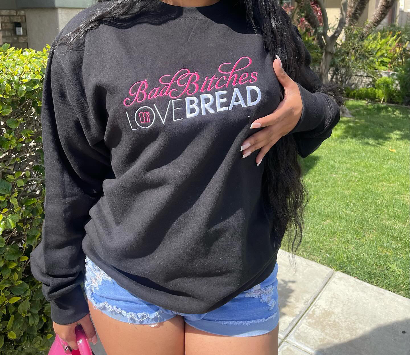 “Bad Bitches Love Bread” Sweater